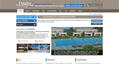 Desktop Screenshot of odalys-investments.com